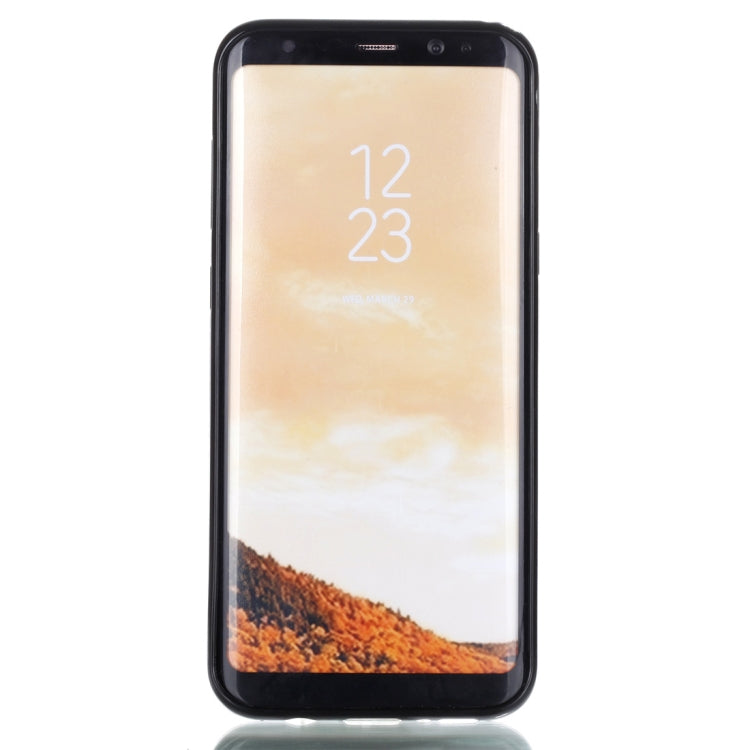 For Galaxy S8+ / G9550 Gold Foil TPU Protective Back Cover Case