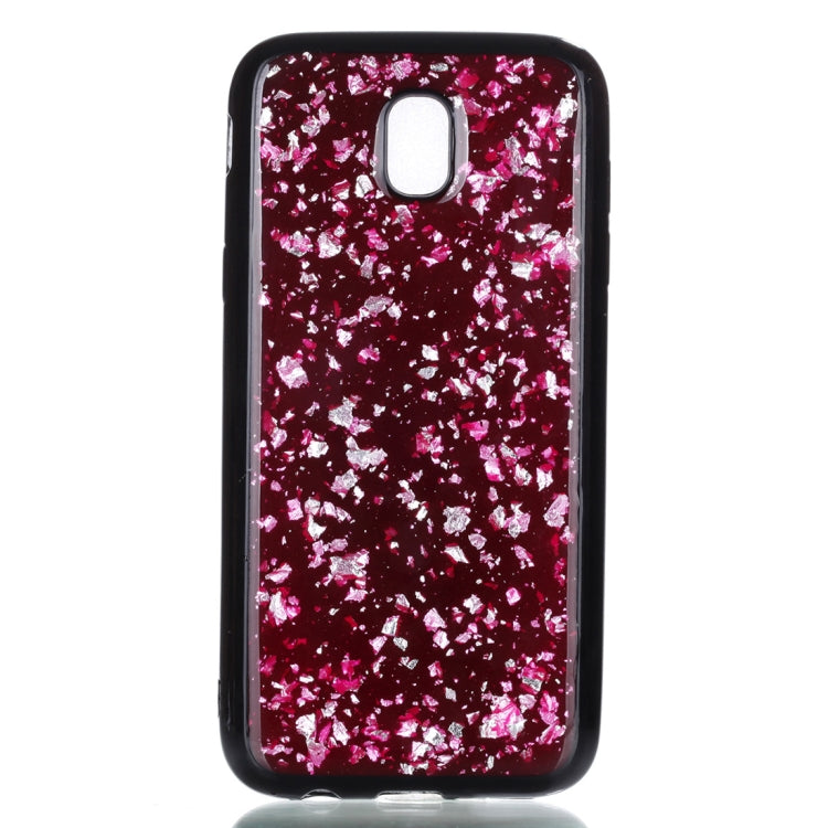 For Galaxy J5 (2017) (EU Version) Gold Foil TPU Protective Back Cover Case