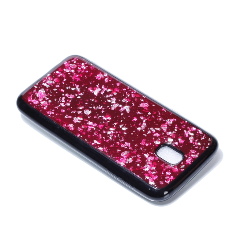 For Galaxy J5 (2017) (EU Version) Gold Foil TPU Protective Back Cover Case