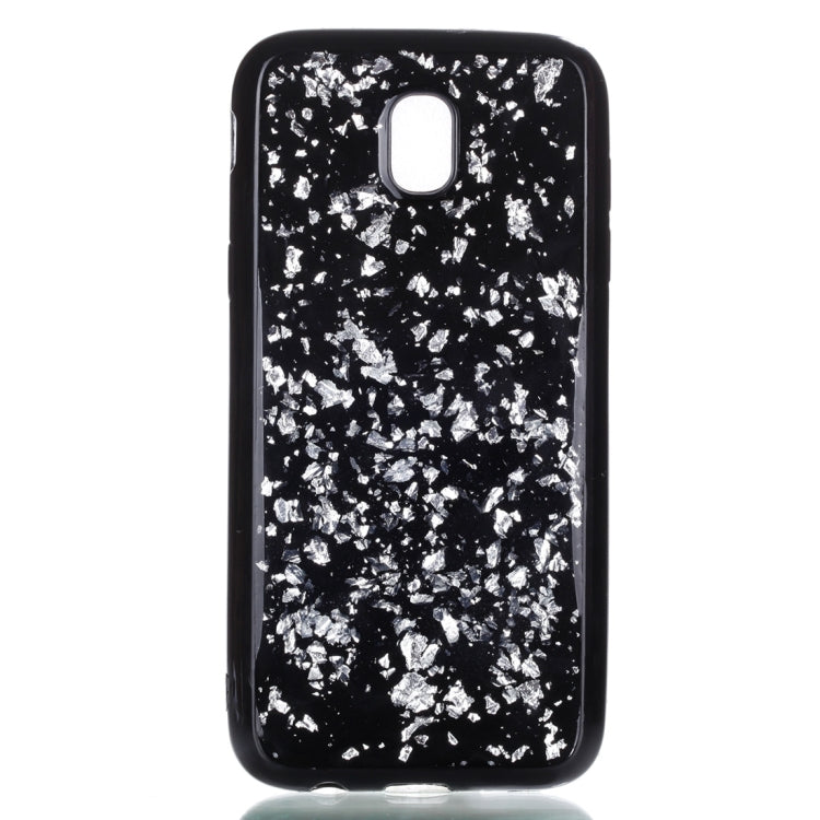 For Galaxy J5 (2017) (EU Version) Gold Foil TPU Protective Back Cover Case