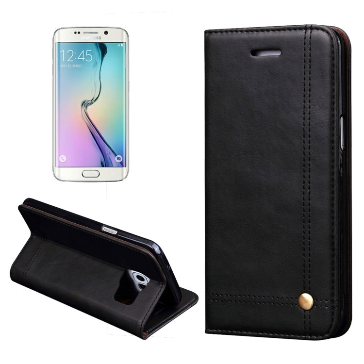 For Galaxy S7 / G930 Retro Crazy Horse Pattern Casual Style with Absorption Horizontal Flip Leather Case with Holder & Card Slots & Wallet