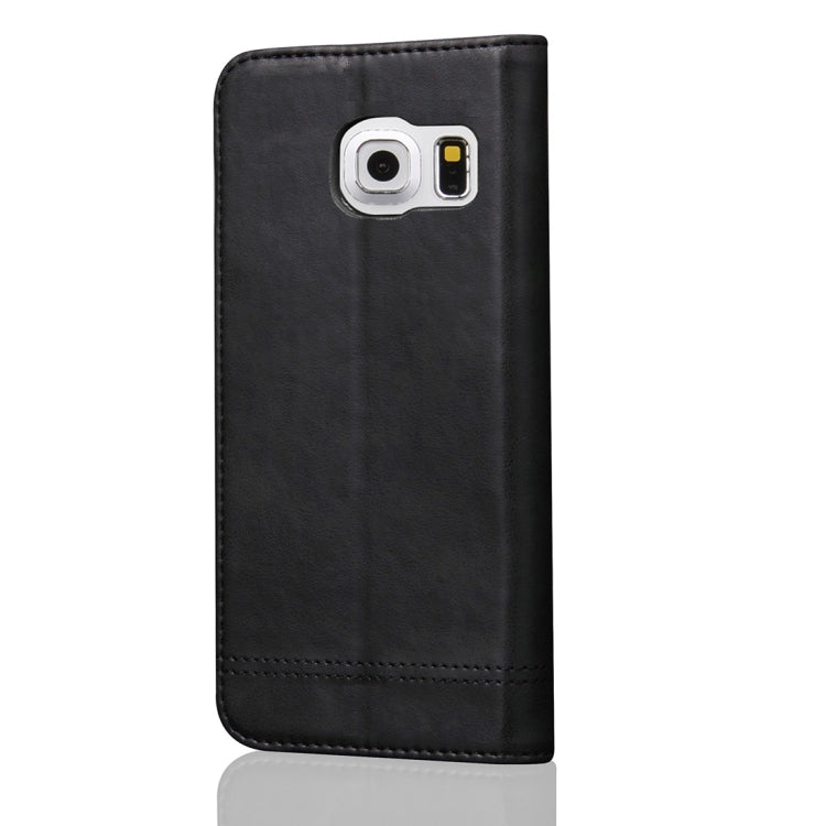 For Galaxy S7 / G930 Retro Crazy Horse Pattern Casual Style with Absorption Horizontal Flip Leather Case with Holder & Card Slots & Wallet