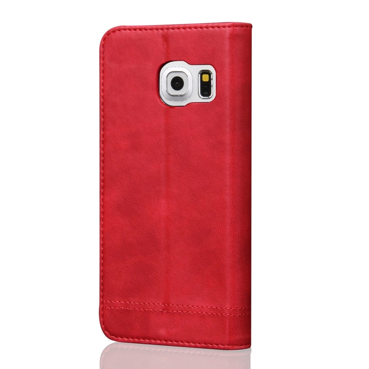 For Galaxy S7 / G930 Retro Crazy Horse Pattern Casual Style with Absorption Horizontal Flip Leather Case with Holder & Card Slots & Wallet