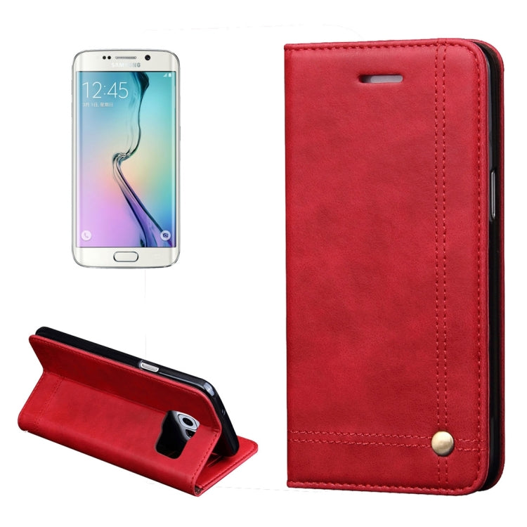 For Galaxy S7 / G930 Retro Crazy Horse Pattern Casual Style with Absorption Horizontal Flip Leather Case with Holder & Card Slots & Wallet