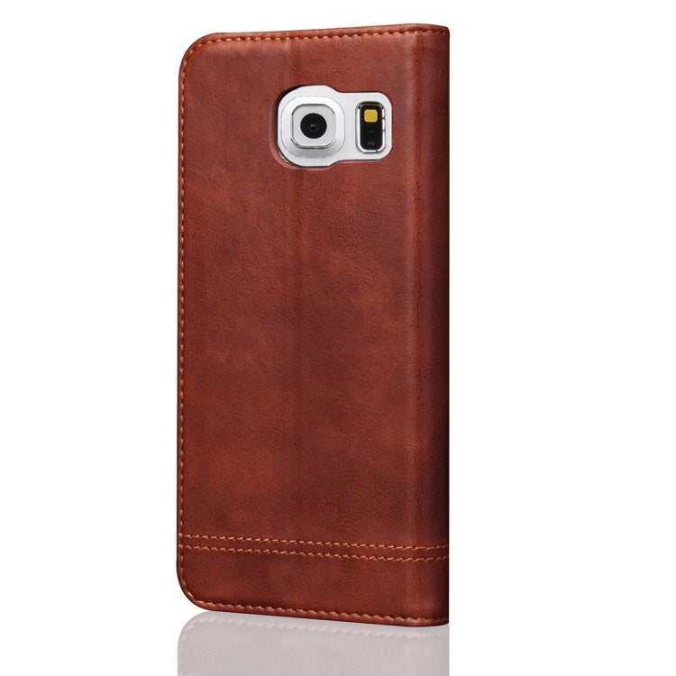 For Galaxy S7 / G930 Retro Crazy Horse Pattern Casual Style with Absorption Horizontal Flip Leather Case with Holder & Card Slots & Wallet