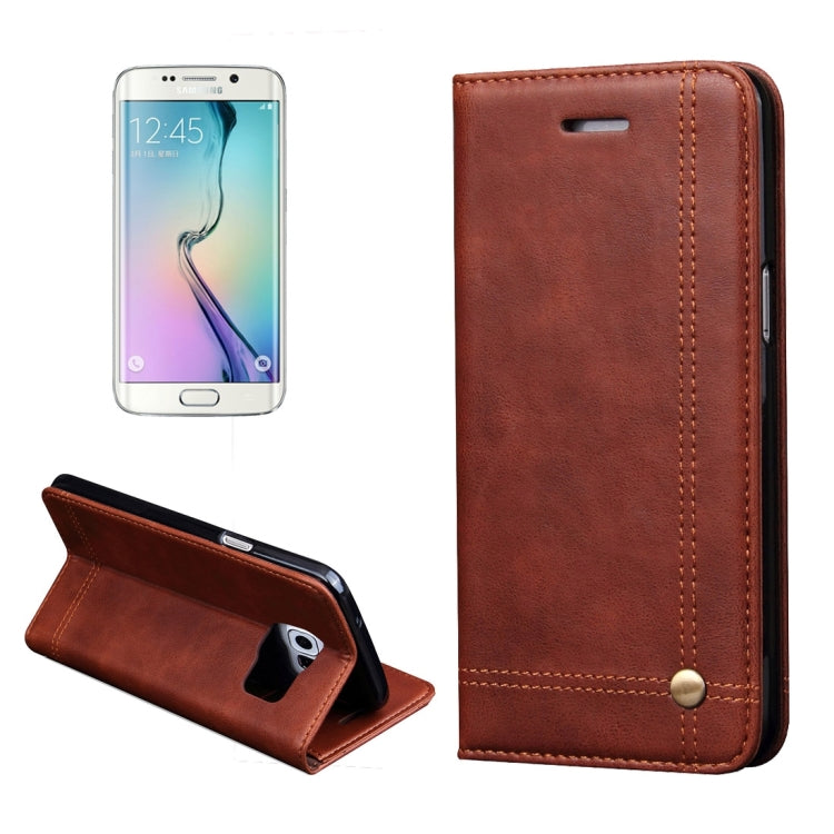 For Galaxy S7 / G930 Retro Crazy Horse Pattern Casual Style with Absorption Horizontal Flip Leather Case with Holder & Card Slots & Wallet