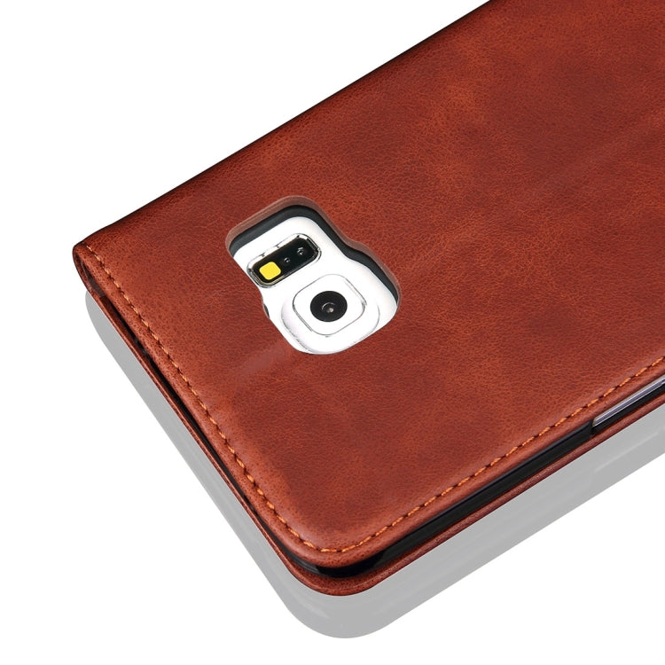 For Galaxy S7 / G930 Retro Crazy Horse Pattern Casual Style with Absorption Horizontal Flip Leather Case with Holder & Card Slots & Wallet