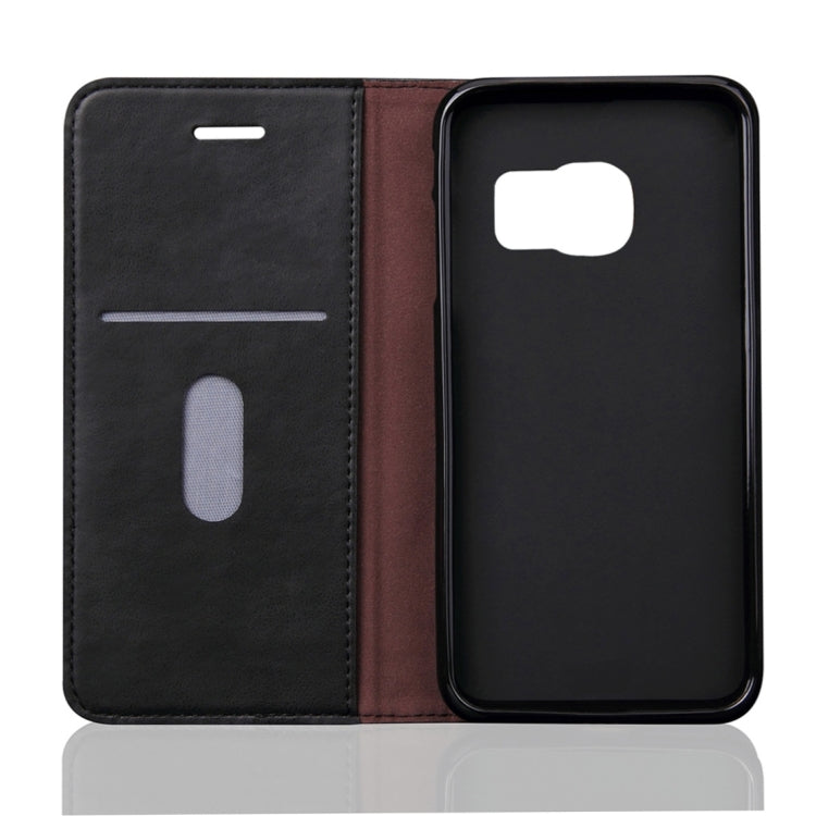 For Galaxy S7 Edge/ G935 Retro Crazy Horse Pattern Casual Style with Absorption Horizontal Flip Leather Case with Holder & Card Slots & Wallet
