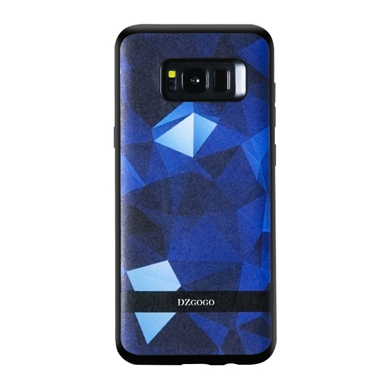 DZGOGO TOUCH Series for Galaxy S8 TPU + PU + PC Irregular Rhombus Texture Combination Protective Case