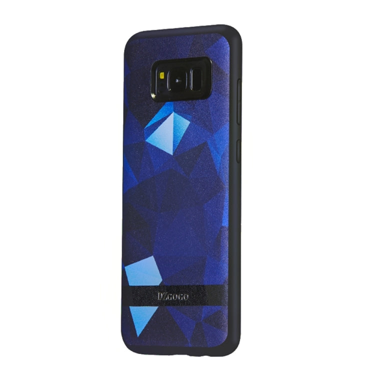 DZGOGO TOUCH Series for Galaxy S8 TPU + PU + PC Irregular Rhombus Texture Combination Protective Case
