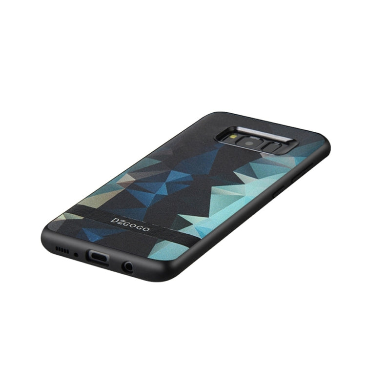 DZGOGO TOUCH Series for Galaxy S8 + / G955 TPU + PU + PC Irregular Rhombus Texture Combination Protective Case