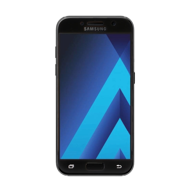 For Galaxy A3 (2017) / A320 0.33mm 9H Surface Hardness Silk-screen Full Screen Tempered Glass Screen Protector