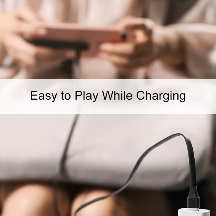 1m 2.4A Output USB-C / Type-C Elbow Solid Sucker Game Data & Fast Charging Cable, For Galaxy, Huawei, Xiaomi, LG, HTC and other Smartphones