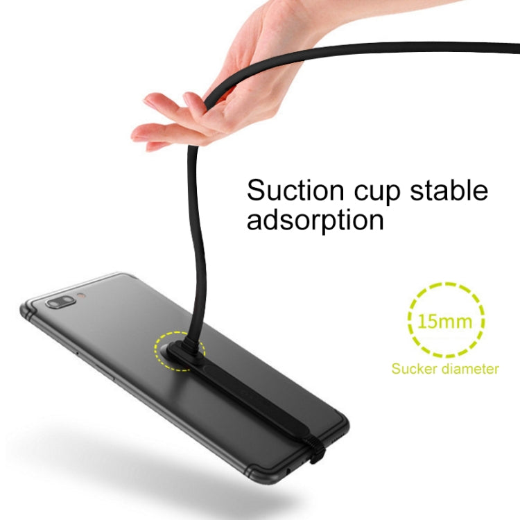 1m 2.4A Output USB-C / Type-C Elbow Solid Sucker Game Data & Fast Charging Cable, For Galaxy, Huawei, Xiaomi, LG, HTC and other Smartphones