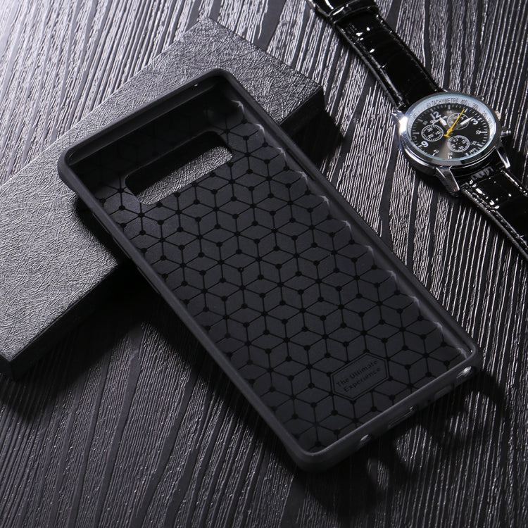 For Galaxy Note 8 Brushed Texture + Soft TPU Dropproof Protective Back Cover Case