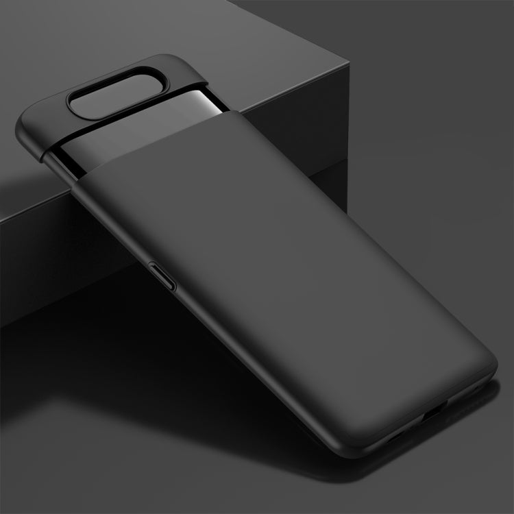 Ultrathin PC Sliding Closure Protective Case for Galaxy A80(Black)