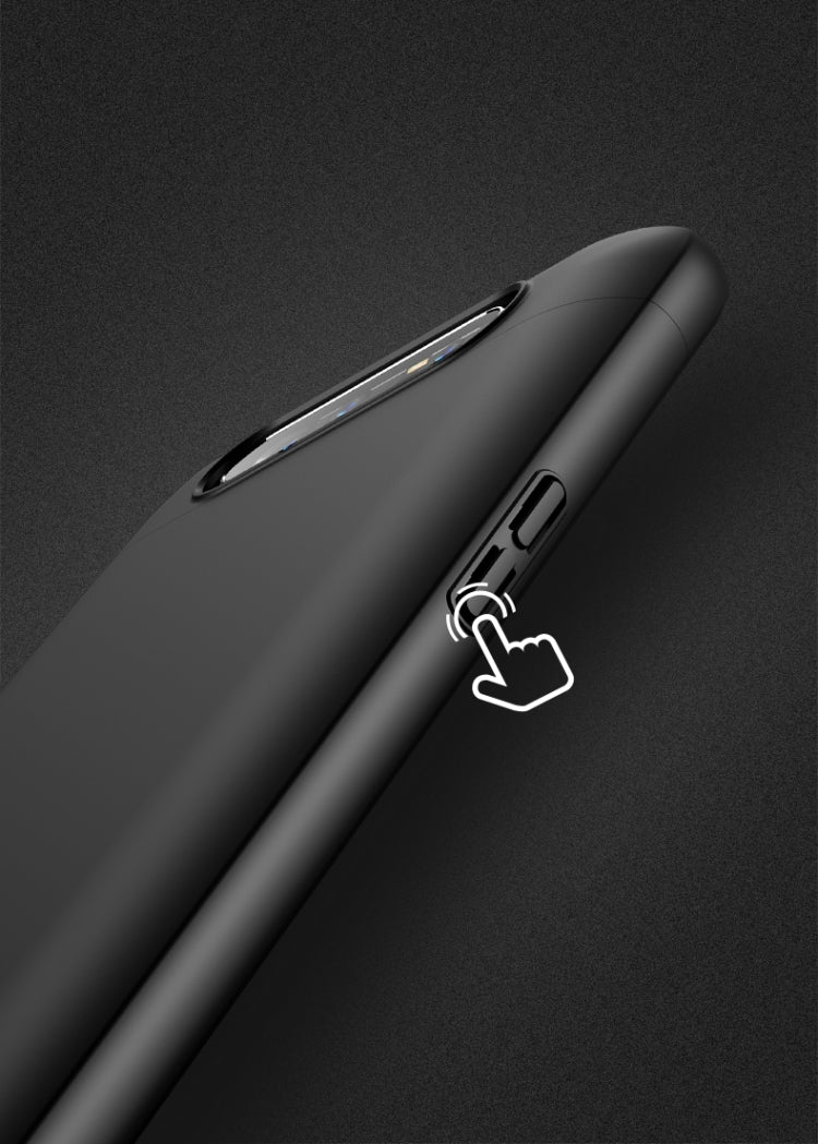 Ultrathin PC Sliding Closure Protective Case for Galaxy A80(Black)