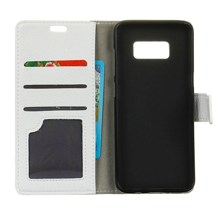 For Galaxy S8 Active Litchi Texture Horizontal Flip Leather Case with Holder & Card Slots & Wallet & Photo Frame
