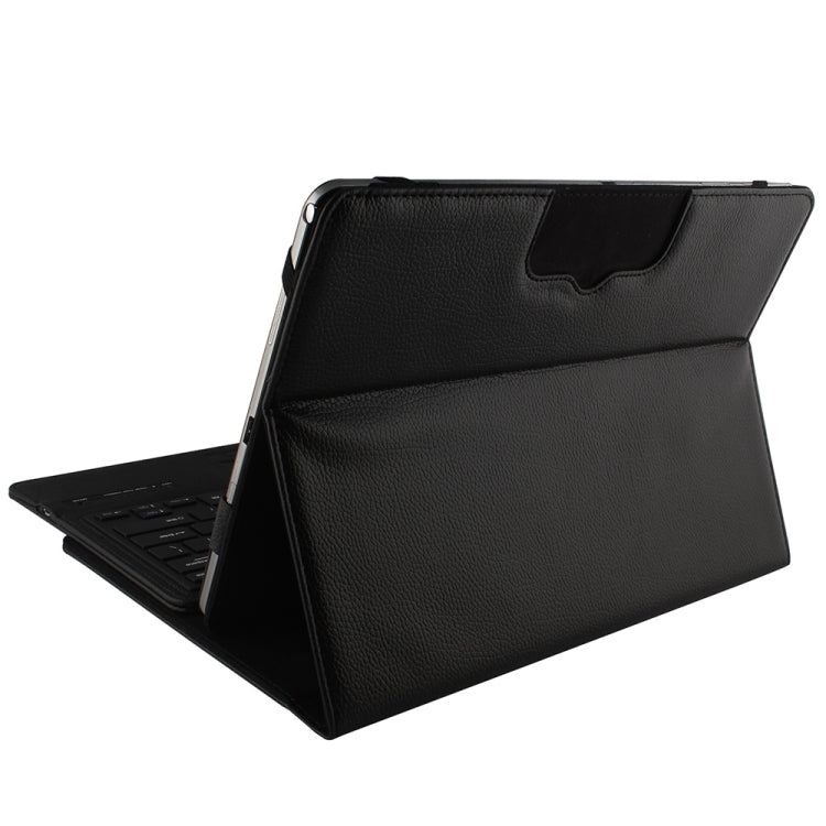 TY2612 Detachable Plastic Bluetooth Keyboard Tablet Case for Microsoft Surface Pro3 / Pro4 / Pro2017 / Pro6, with Holder(Black)