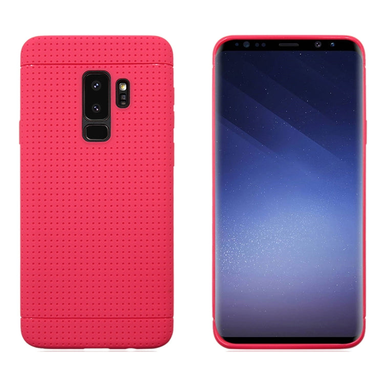 For Galaxy S9+ Honeycomb Texture Soft TPU Protective Back Case