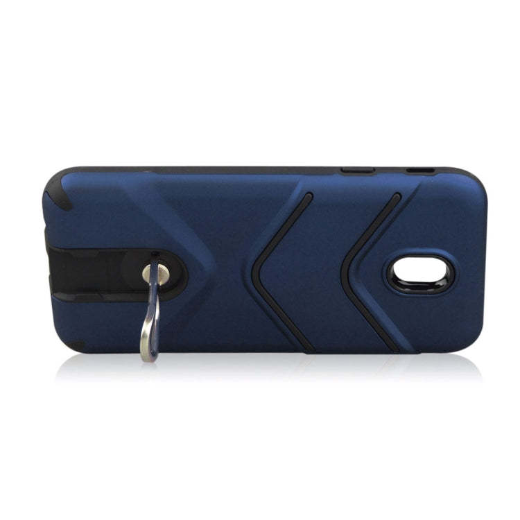 For Galaxy J7 (2017) (EU Version) TPU + PC Shockproof Protective Back Case with Rotatable Holder