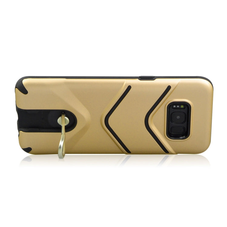 For Galaxy S8 + / G955 TPU + PC Shockproof Protective Back Case with Rotatable Holder