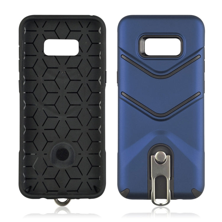 For Galaxy S8 + / G955 TPU + PC Shockproof Protective Back Case with Rotatable Holder