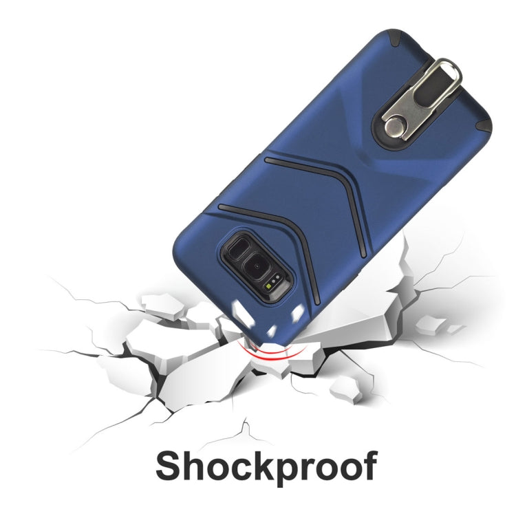 For Galaxy S8 + / G955 TPU + PC Shockproof Protective Back Case with Rotatable Holder