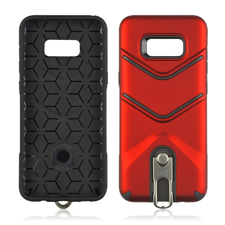 For Galaxy S8 + / G955 TPU + PC Shockproof Protective Back Case with Rotatable Holder