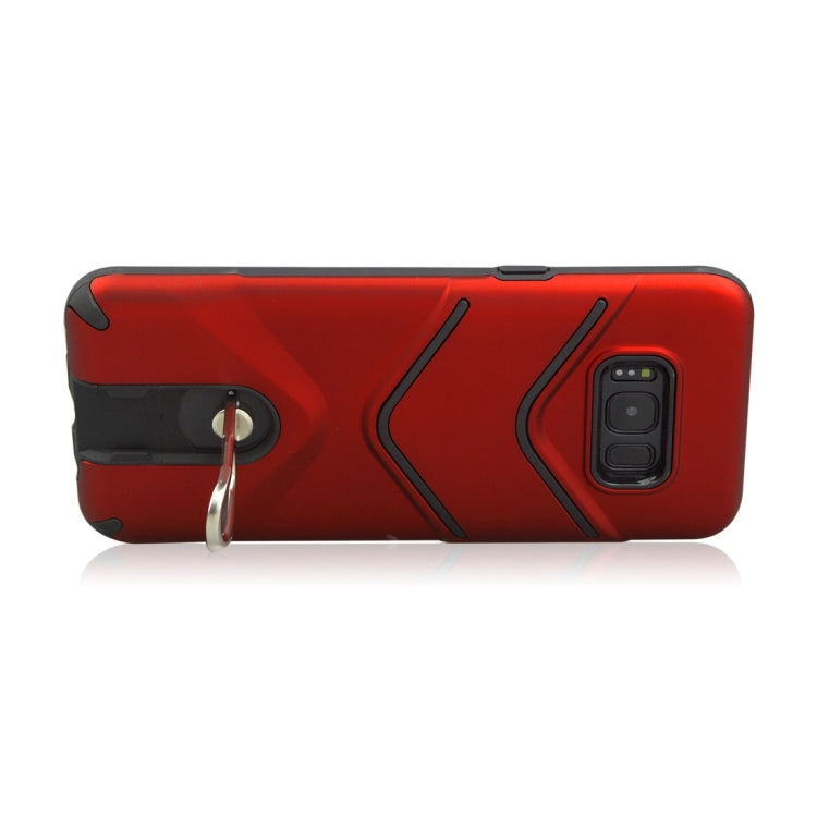 For Galaxy S8 + / G955 TPU + PC Shockproof Protective Back Case with Rotatable Holder