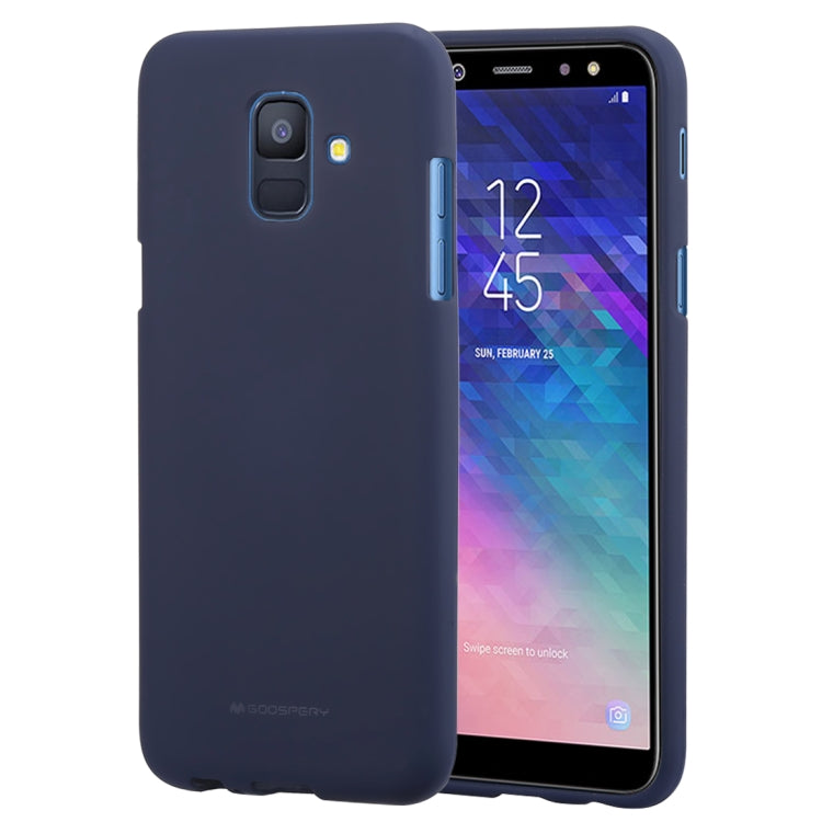 GOOSPERY SOFT FEELING TPU Drop-proof Soft Protective Back Cover for Galaxy A6 (2018) / A600