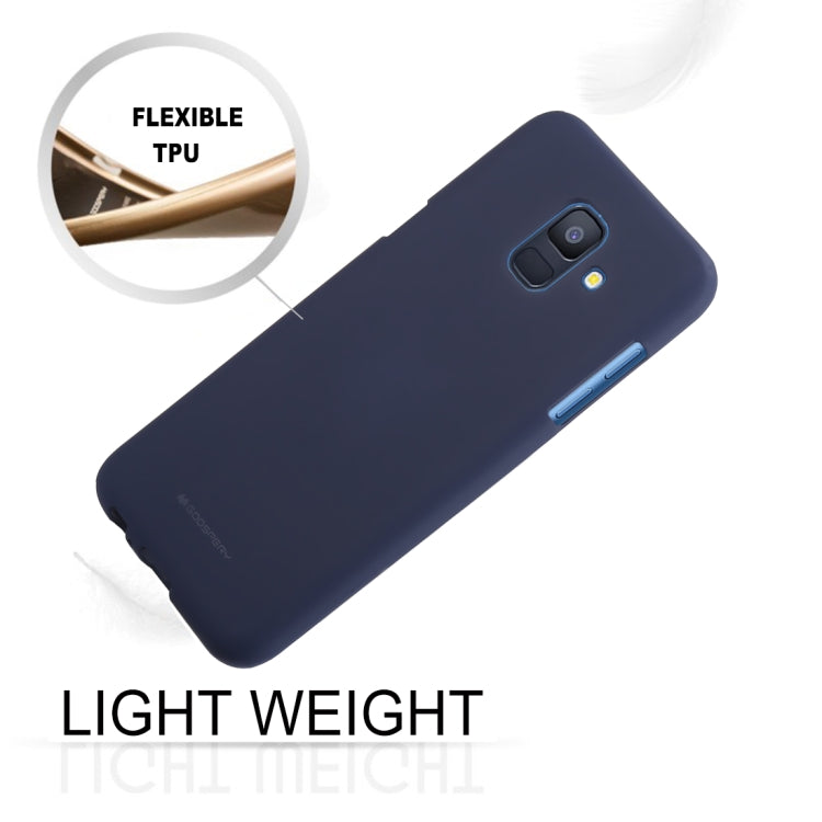GOOSPERY SOFT FEELING TPU Drop-proof Soft Protective Back Cover for Galaxy A6 (2018) / A600