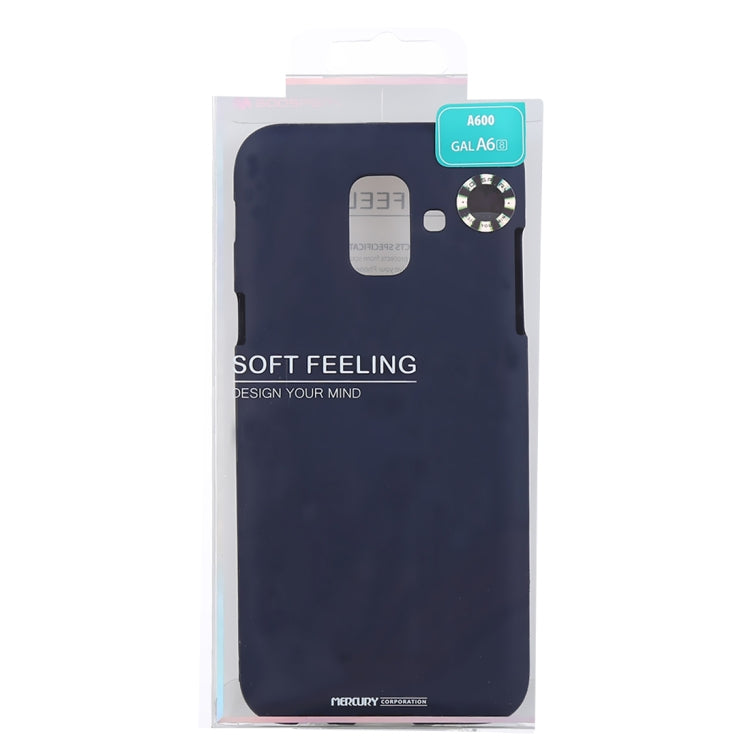 GOOSPERY SOFT FEELING TPU Drop-proof Soft Protective Back Cover for Galaxy A6 (2018) / A600