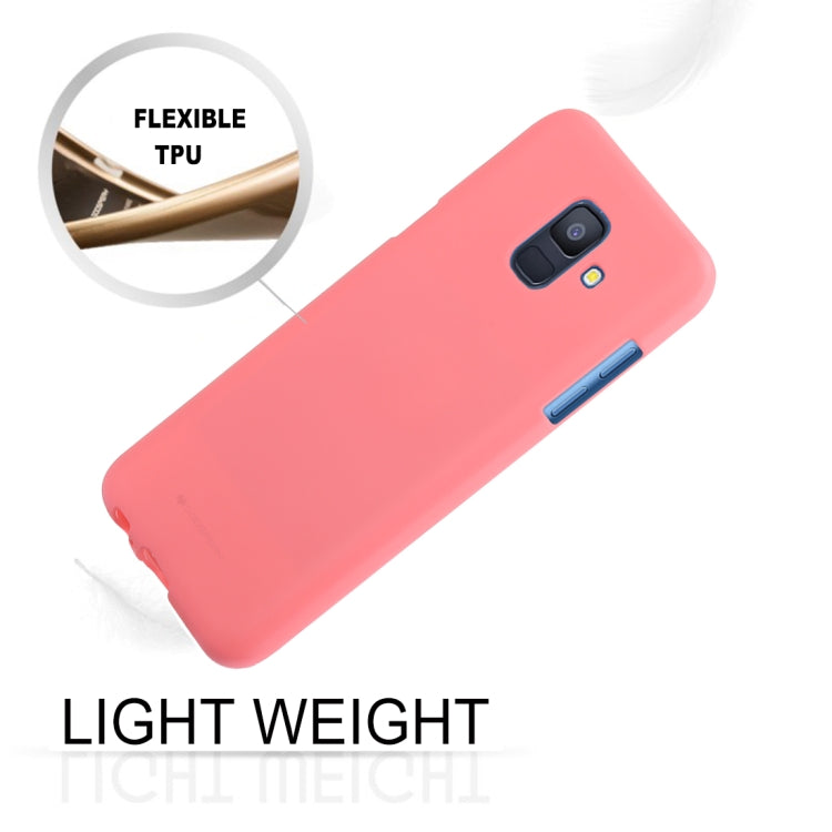 GOOSPERY SOFT FEELING TPU Drop-proof Soft Protective Back Cover for Galaxy A6 (2018) / A600