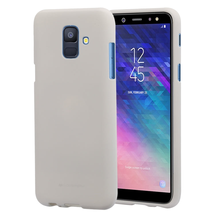 GOOSPERY SOFT FEELING TPU Drop-proof Soft Protective Back Cover for Galaxy A6 (2018) / A600
