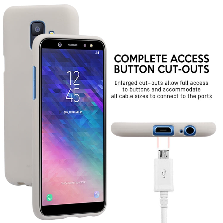 GOOSPERY SOFT FEELING TPU Drop-proof Soft Protective Back Cover for Galaxy A6 (2018) / A600