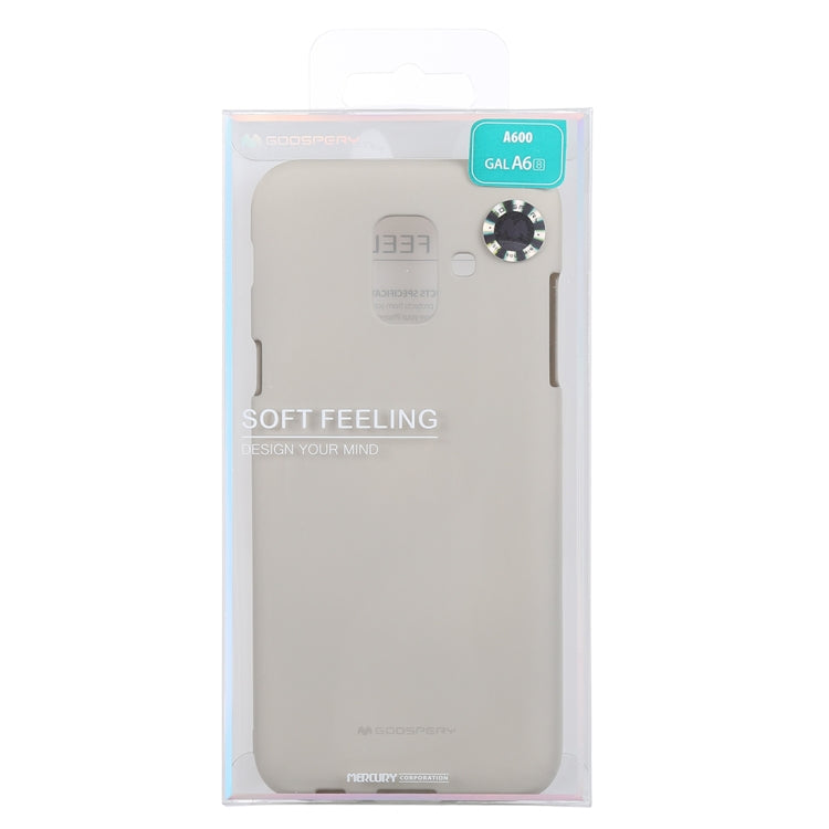 GOOSPERY SOFT FEELING TPU Drop-proof Soft Protective Back Cover for Galaxy A6 (2018) / A600