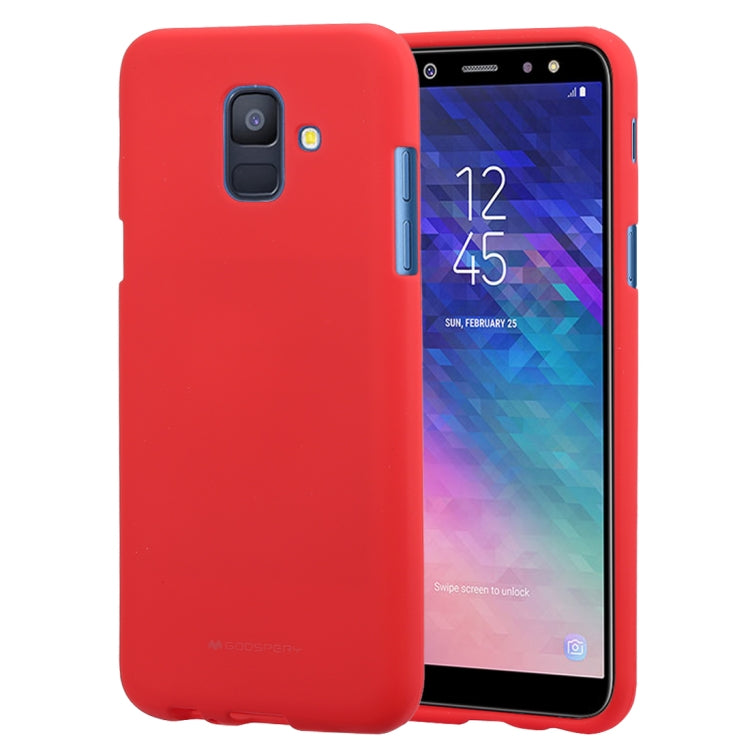 GOOSPERY SOFT FEELING TPU Drop-proof Soft Protective Back Cover for Galaxy A6 (2018) / A600