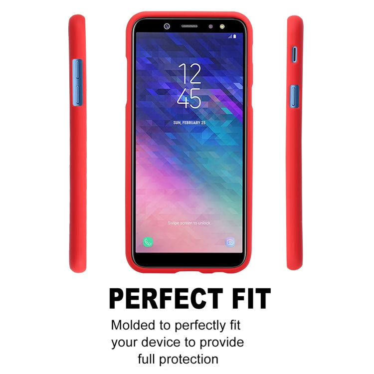 GOOSPERY SOFT FEELING TPU Drop-proof Soft Protective Back Cover for Galaxy A6 (2018) / A600