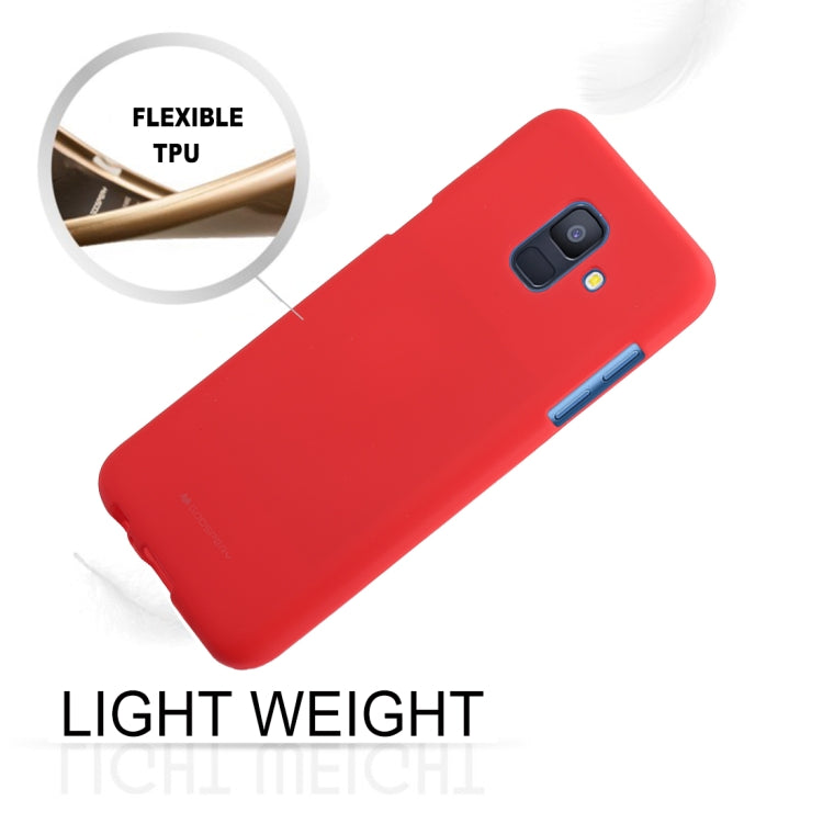 GOOSPERY SOFT FEELING TPU Drop-proof Soft Protective Back Cover for Galaxy A6 (2018) / A600