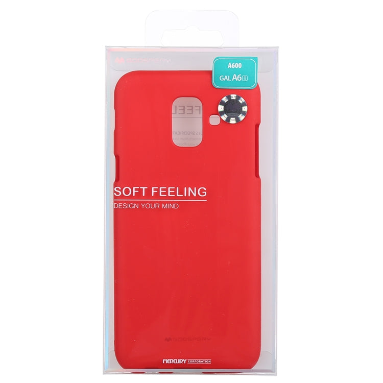 GOOSPERY SOFT FEELING TPU Drop-proof Soft Protective Back Cover for Galaxy A6 (2018) / A600