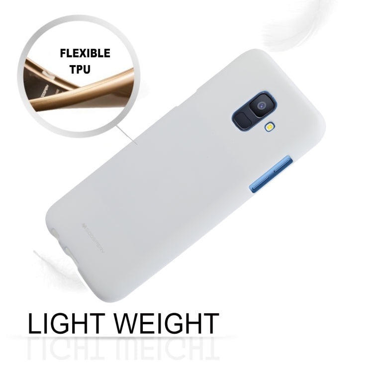 GOOSPERY SOFT FEELING TPU Drop-proof Soft Protective Back Cover for Galaxy A6 (2018) / A600
