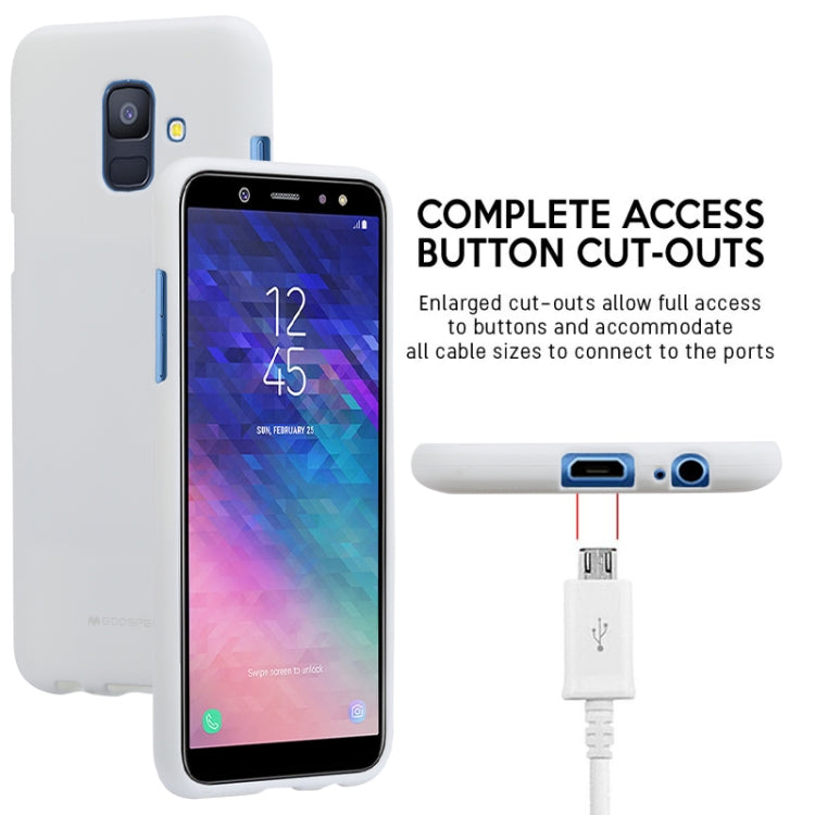 GOOSPERY SOFT FEELING TPU Drop-proof Soft Protective Back Cover for Galaxy A6 (2018) / A600