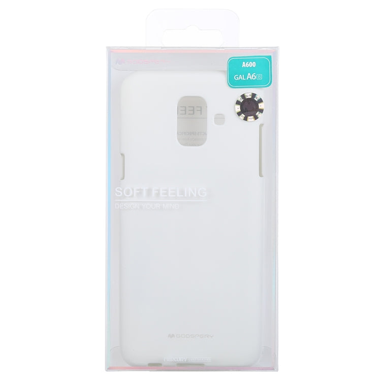 GOOSPERY SOFT FEELING TPU Drop-proof Soft Protective Back Cover for Galaxy A6 (2018) / A600