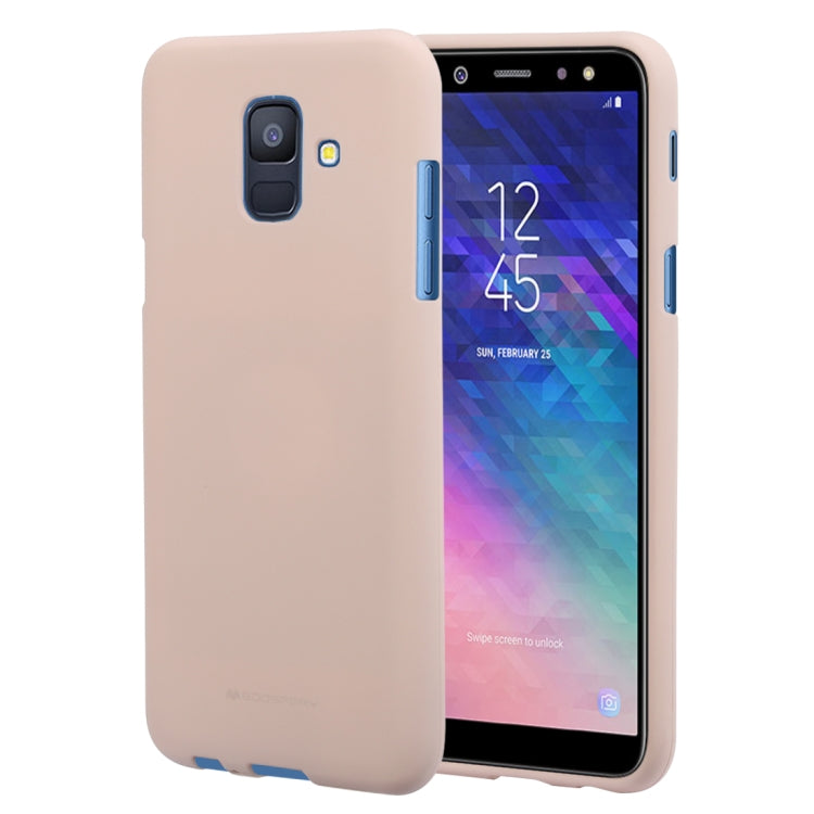 GOOSPERY SOFT FEELING TPU Drop-proof Soft Protective Back Cover for Galaxy A6 (2018) / A600