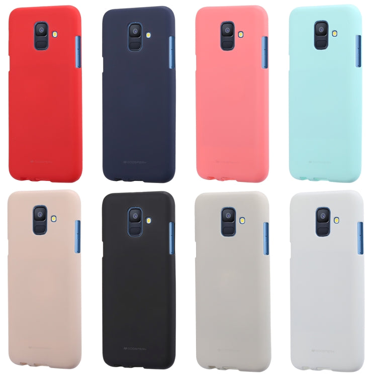 GOOSPERY SOFT FEELING TPU Drop-proof Soft Protective Back Cover for Galaxy A6 (2018) / A600