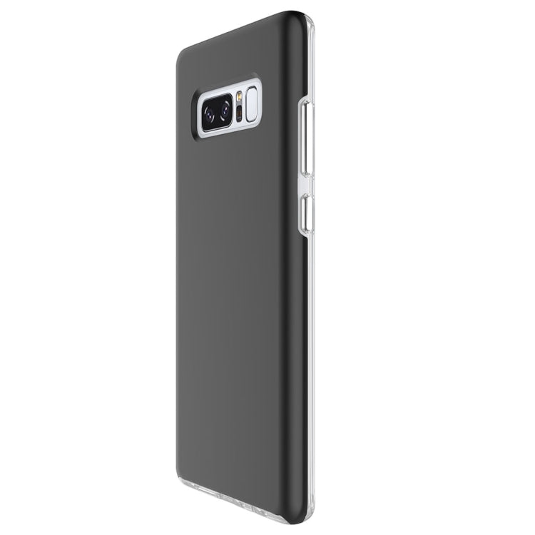 For Galaxy Note 8 PC + TPU Chrome Plated Press Button Protective Back Cover Case