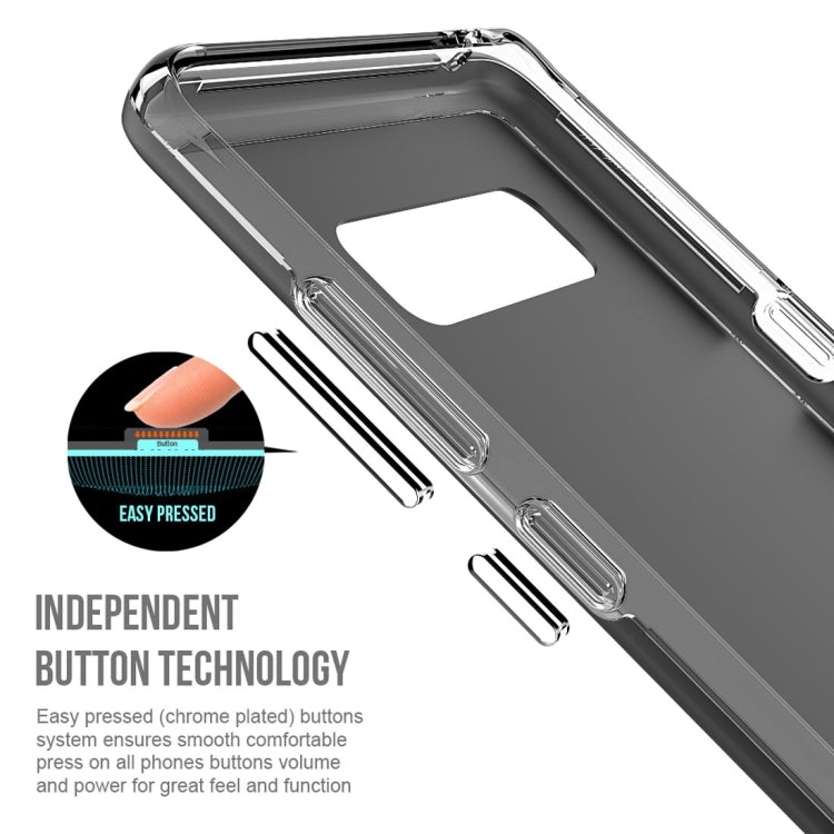 For Galaxy Note 8 PC + TPU Chrome Plated Press Button Protective Back Cover Case