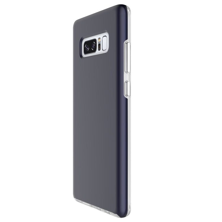 For Galaxy Note 8 PC + TPU Chrome Plated Press Button Protective Back Cover Case
