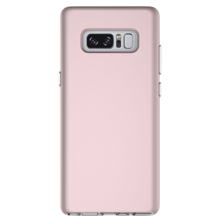 For Galaxy Note 8 PC + TPU Chrome Plated Press Button Protective Back Cover Case